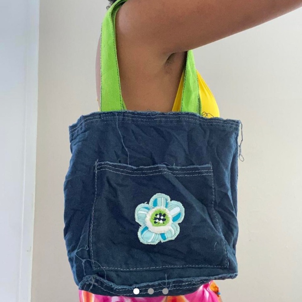 🌸 Y2K Fairy Boho Retro Hippy Tote Bag